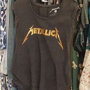 METALLICA Women's Cap Sleeve Tee X-Small